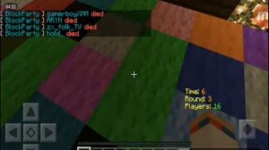 Block Party в Minecraft Pocket Edition 0.15.0