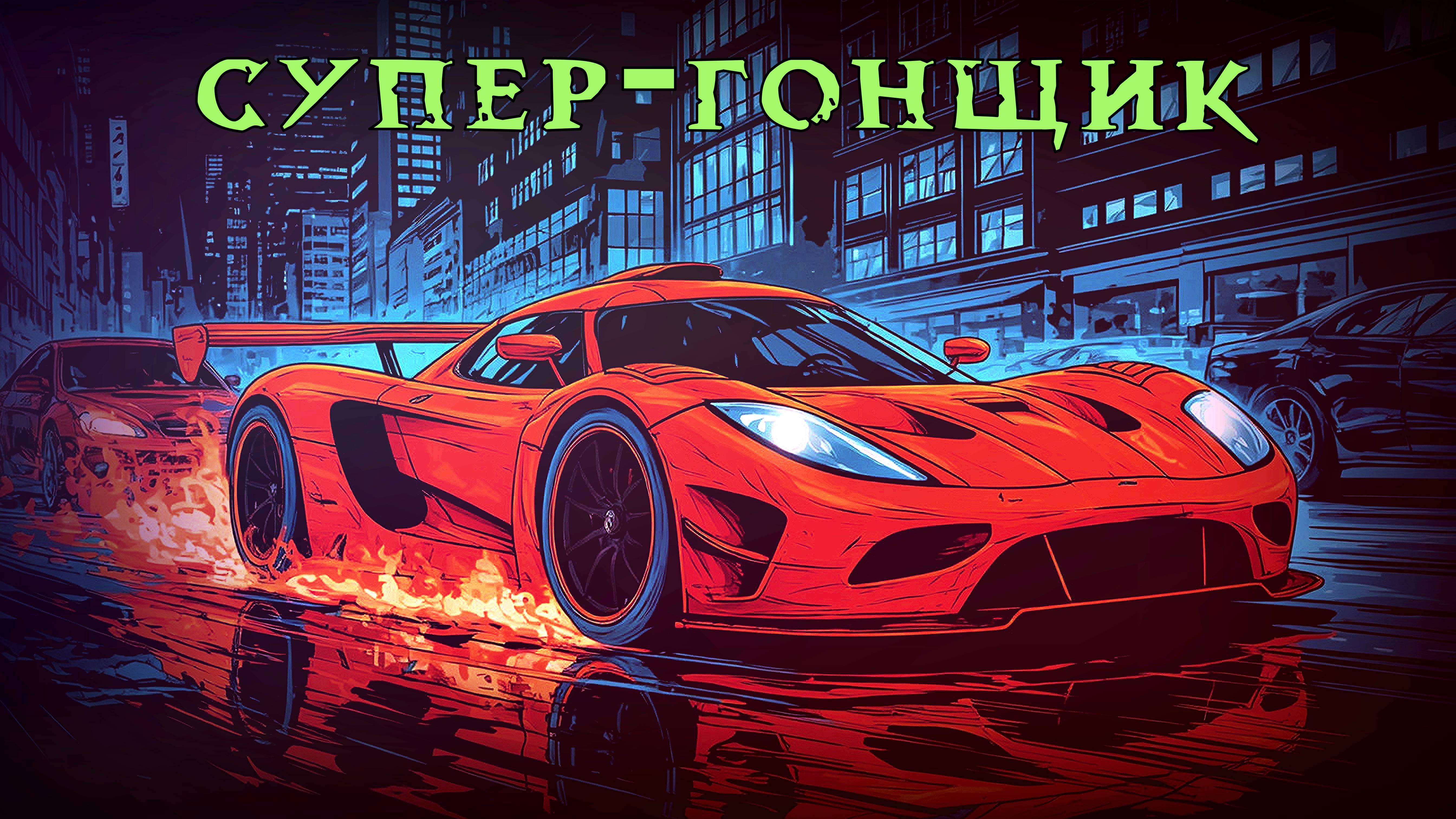 Супер-гонщик (клип) 🏎️ Переиздание песни о таинственном любителе погонять с ветерком