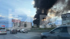 Площадь пожара в Красногорске достигла 4 тыс. кв. м