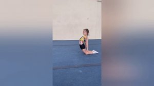 Маленькая спортсменка