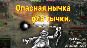 Опасная нычка для тычки. P44 Pantera. Перевал. 20250421 2205.