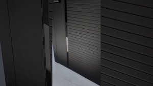 Видеообзор входной металлической двери Black Line  с элект