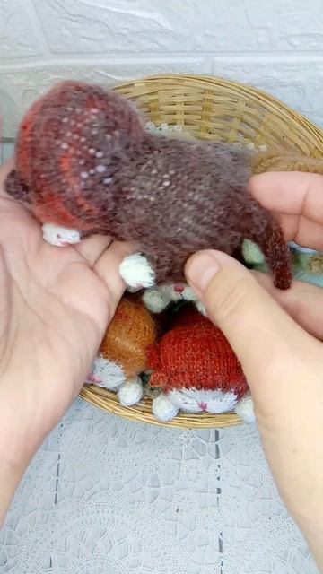 Спящие котятки #игрушкиспицами #crochet #амигуруми #handmade