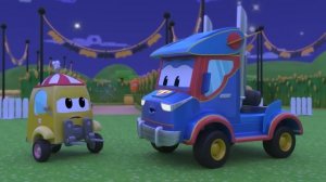 ЗЛОЙ СУПЕРГРУЗОВИК сеет хаос! Супер полицейский грузовик спешит на помощь! | Машины-спасатели