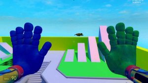 Выживаем от монстров из игры Poppy Playtime с помощью перчат?