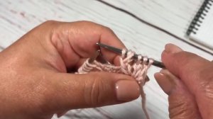 Простые узоры спицами. Объемный жгут.