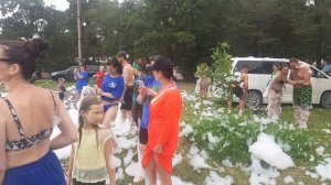 Спорт выезд команды Дальзавода  пеномашина