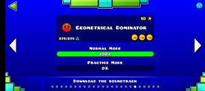 Geometrical dominator| 3 coins | By RobTop