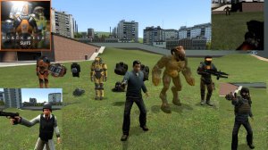 Костюмы из Black Mesa и модов,Зомби-алиен грант,Хев повстанец