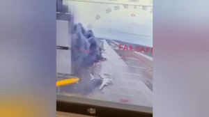 ‼️🇺🇦🇷🇺 Враг показал кадры ударов по четырём ракетоносцам Ту-95 и одному транспортному Ан-12 на а