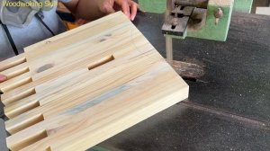 Awesome DIY Wood Projects For Absolute Beginners // Build A Simple Bench Out Of Small Wood