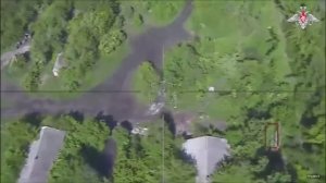 Расчет БпЛА «Ланцет» группы «Восток» поразил САУ «Акация» противника на Южно-Донецком направлении