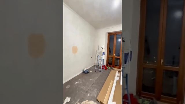 До и после ремонта квартиры в Турине