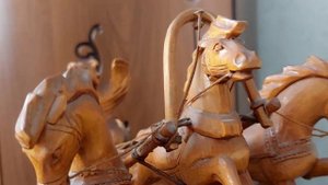Великолепная Богородская резьба по дереву, предметы М