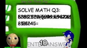 Соник попал в мир балди