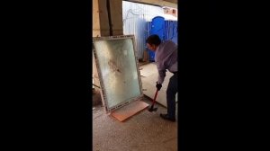 Бронирование стеклопакета плёнкой А3