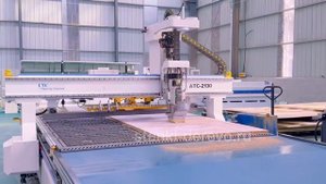 Станок нестинг с ЧПУ PLANEX NESTING LINE ATC-2130 - это линия нестинг для раскроя ЛДСП, фанеры, МДФ