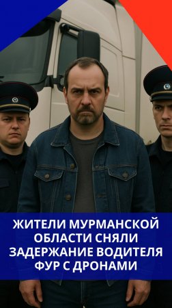 Появились кадры задержания водителя фуры с дронами, которыми Украина атаковала Мурманскую область