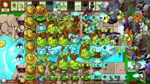 PVZ HYBRID добрые растения оживляют зомби под фонк 3
