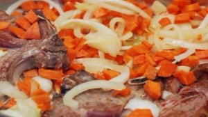 Жаркое из баранины с овощами