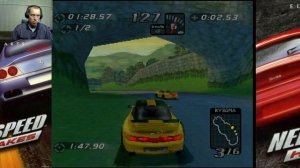 Неудача на Porsche 911 . Need for Speed: High Stakes PS1 версия