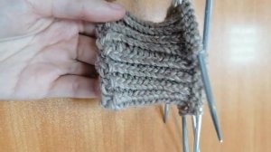 Варежка из пехорки#вязаниеспицамидляначинающих