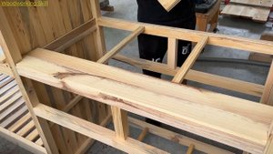 Woodworking Project For A Home Mechanic Workshop // Building A Storage Cabinet Combined With A Table
