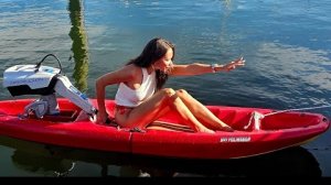 01-06-2025 | Вставили двигатель в каяк, утонет или взлетит Gave our kayak a motor, Pray for us!