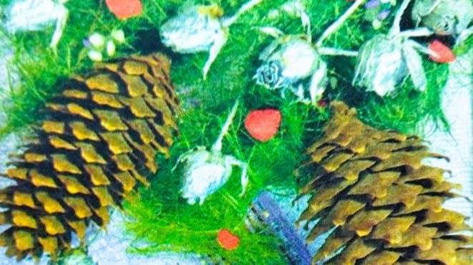 ПОДЕЛКИ: 3. Поделки из природных материалов: 6. Аппликации на основе сизаля. смотреть онлайн