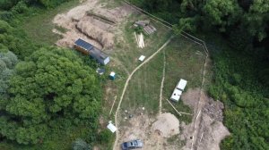 Незаконное строительство у реки Островня в Звенигороде.