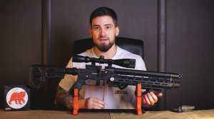 PCP Kral Puncher Maxi 3 Mortal 6.35 мм (пластик, складной) видео обзор