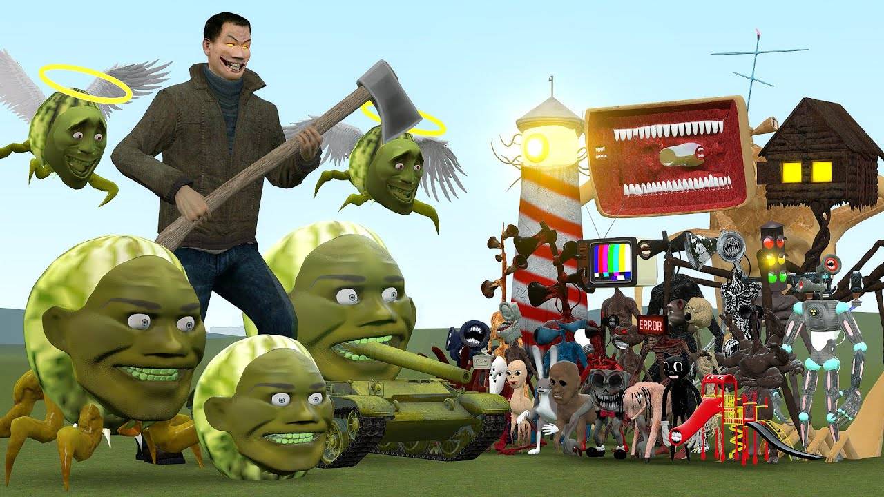 Новый босс-лесоруб и семья лин ган мелон против всех созданий тревора хендерсона смотреть онлайн