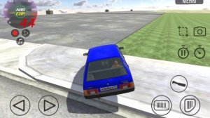 Авария ваз 2109 с лада приора в игре ВАЗ краш тест симулятор2