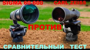 Zeiss DiaScope 85 FL против Sigma 60-600 SPORT. Тесты