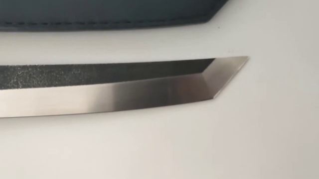 Ніж танто своїми руками із сталі n690. Руків'я - горіх, ка? смотреть онлайн