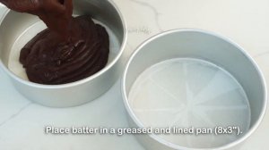 Eggless Moist Chocolate Cake