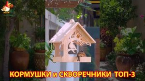 Кормушки и скворечники своими руками для птиц ТОП-3 (25) 🪚🪛🔨 Идеи для дачи и сада пошагово ❣️