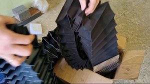 Сравнение нашей (нов.) и китайской (б/у образец от заказчика) гофрозащит
