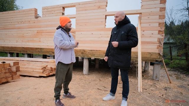 Дом из бруса 10х10 м / Индивидуальный проект