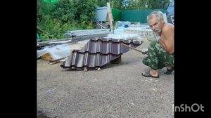 Примыкание кровли #фальцевая #металлочерепица