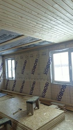 Креплю вагонку на потолок