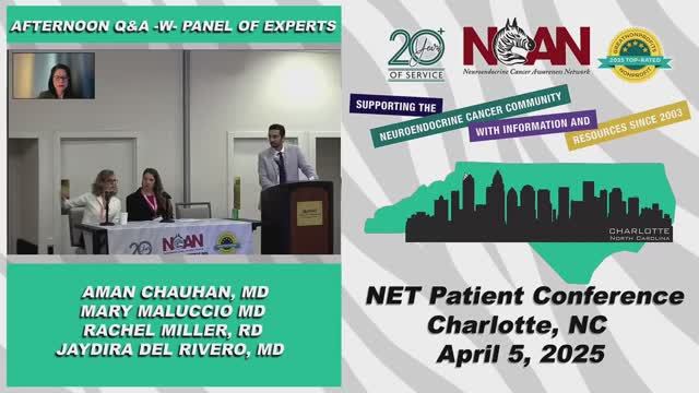 NCAN Charlotte Patient Conference 2025 - Afternoon Q&A w Panel of Experts