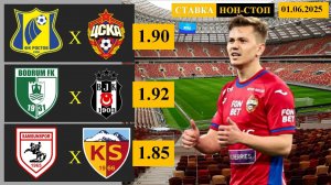 Ростов - ЦСКА | Бодрумспор - Бешикташ | Самсунспор - Кайсериспор | Прогноз и ставка