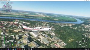 Microsoft Flight Simulator 2020 облет города Уфы