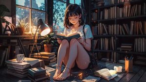 📖Спокойная Lofi Музыка для работы и учебы ☕🎵 Читаем вместе