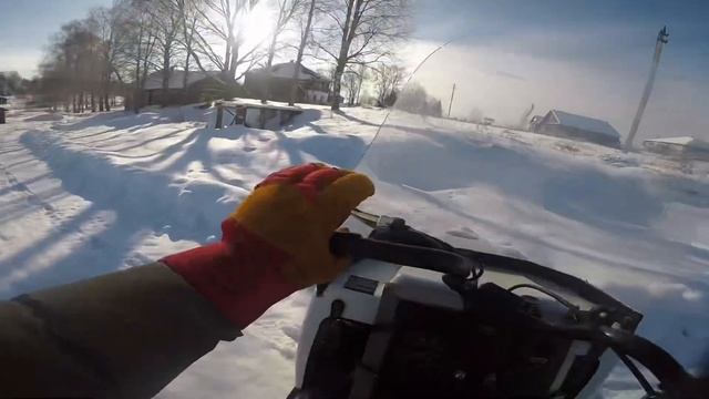 ПОКАТУШКИ НА Буране В МОРОЗНЫЙ,ЗИМНИЙ ДЕНЬ ОТ ПЕРВОГО смотреть онлайн