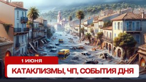 Катаклизмы за день 01.06.2025. Новости, ЧП, события дня