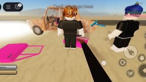 Роблокс. "Пыльная поездка". От нас убежала машина 🤣🤣?