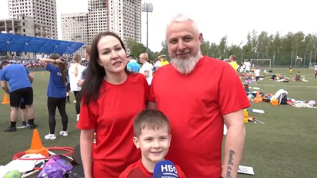 Соревнования «Мама, папа, я – спортивная семья» прошли на стадионе «Труд» в Ивантеевке