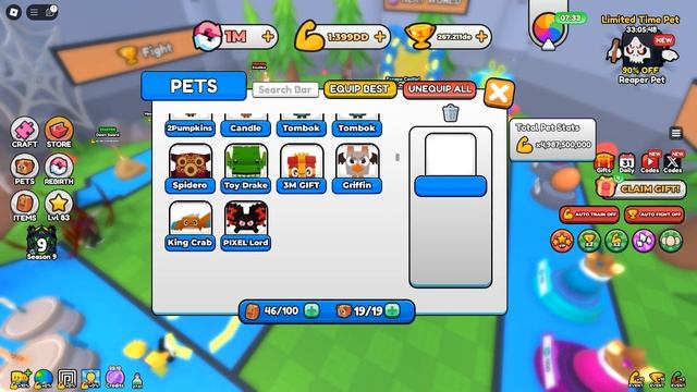 ВЫБИЛ Секретку! Собрал ЛУЧШИХ ПЕТОВ и ВЕЩИ в СИМУЛЯТО? смотреть онлайн